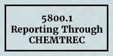 5800.1 Reporting Through CHEMTREC Fact sheet