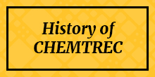 CHEMTREC의 역사