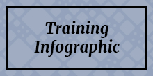 Training Infografik Blau