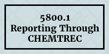 5800.1 Отчетность через информационный бюллетень CHEMTREC