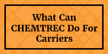 What Can CHEMTREC Do For Carriers Fact Sheet