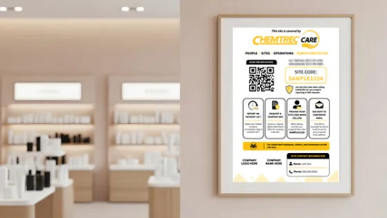 CHEMTREC Care website poster